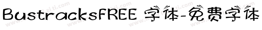 BustracksFREE 字体字体转换